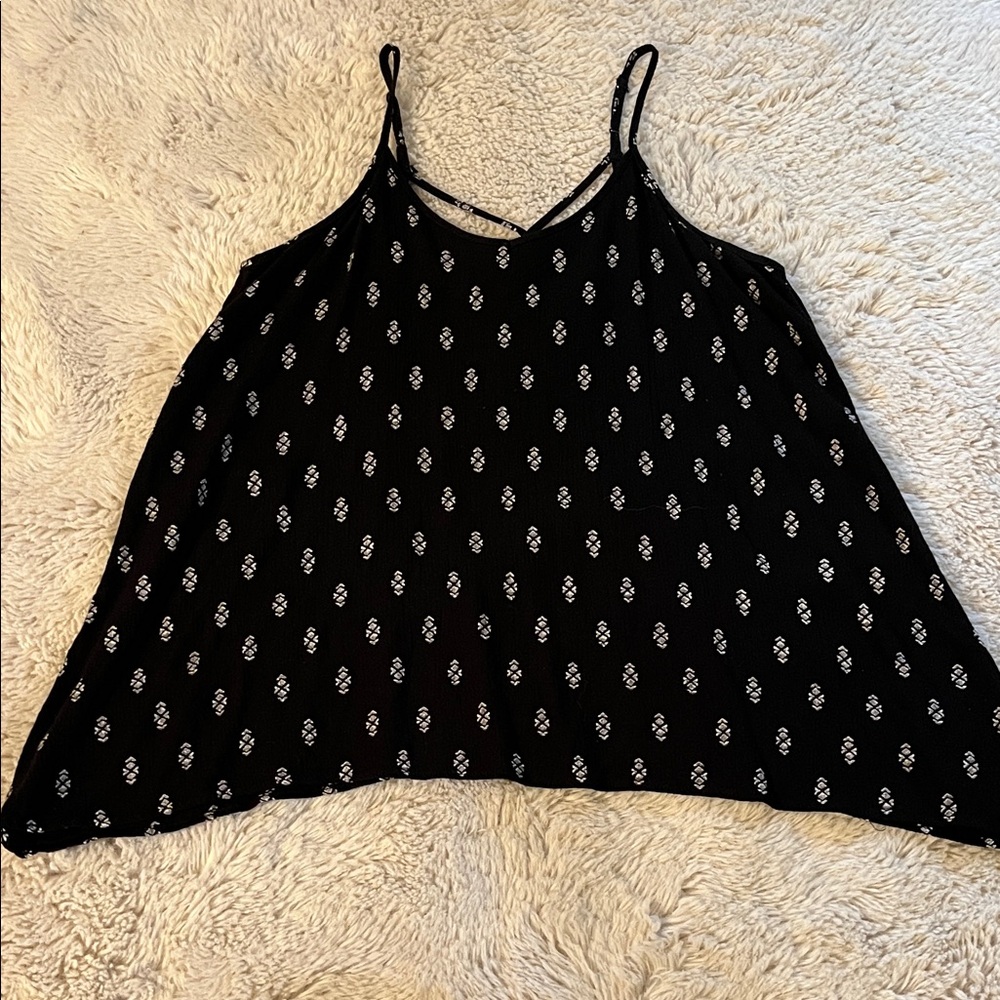 Strappy back tank top